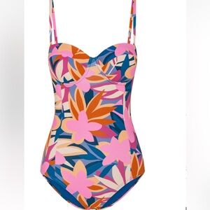 Mister Zimi floral one piece swimsuit Sz 6